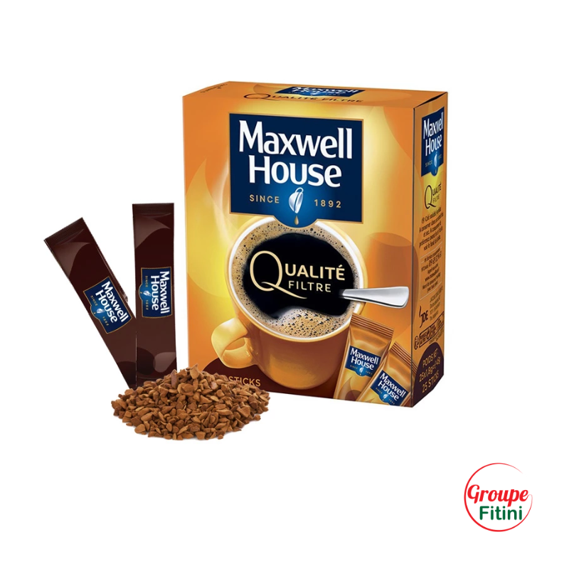 Bâtonnets de café filtre de qualité Maxwell House 25 x 1,8 g, 45 g (1
