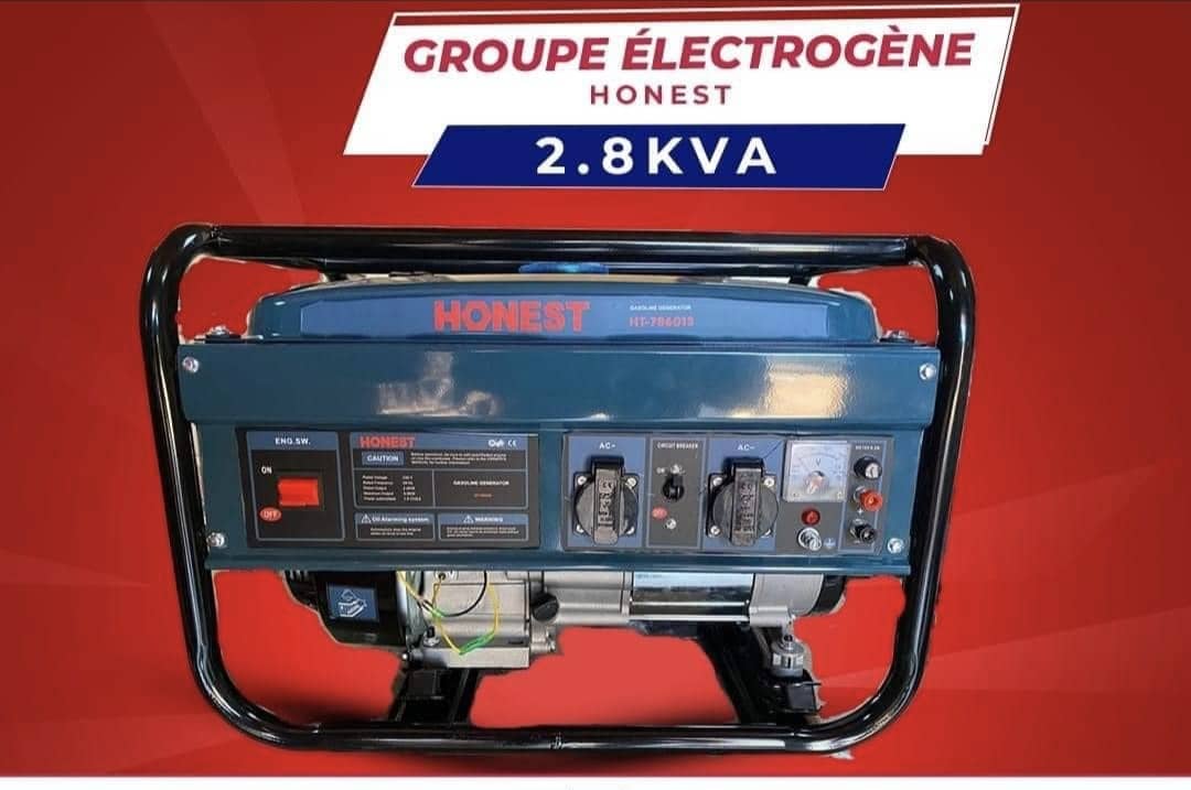 Groupe Électrogène Honest 2.8KVA Moteur à Essence Avec Démarrage
