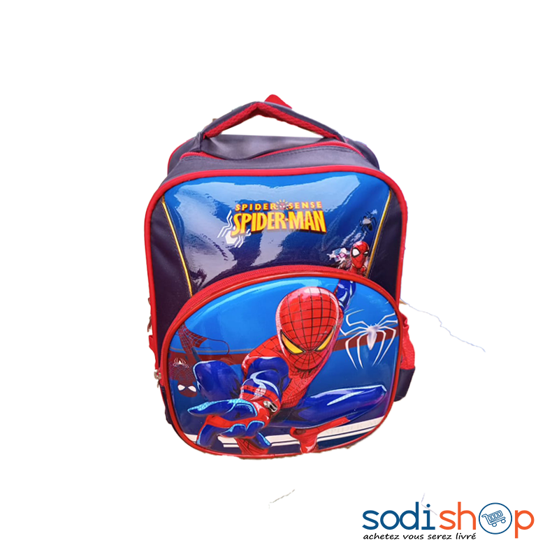 Sacs à dos Spiderman pour enfants de 3 à 8 ans, sac d'école de