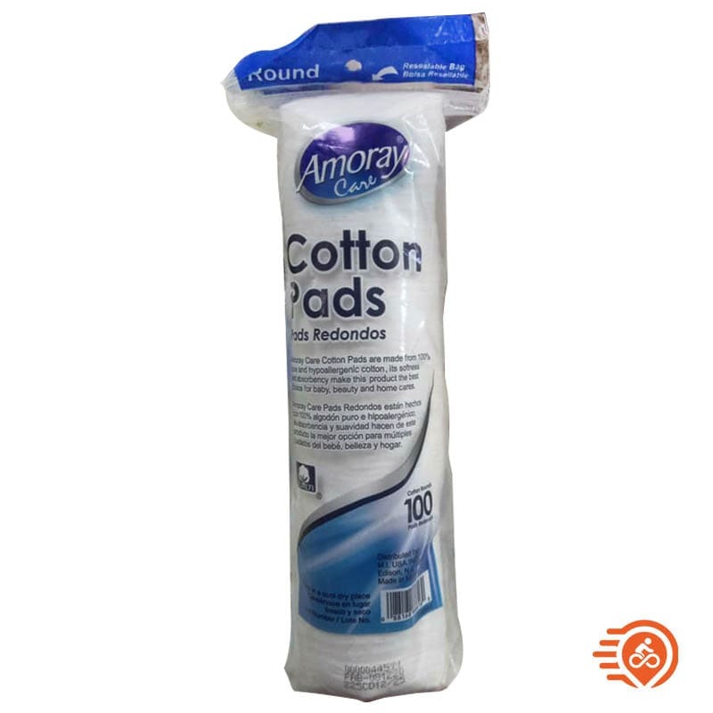 Tampons de Coton Amoray Cotton Pads - Hygiène Bébé Maquillage 100 Pièces  MRM00229 - Sodishop