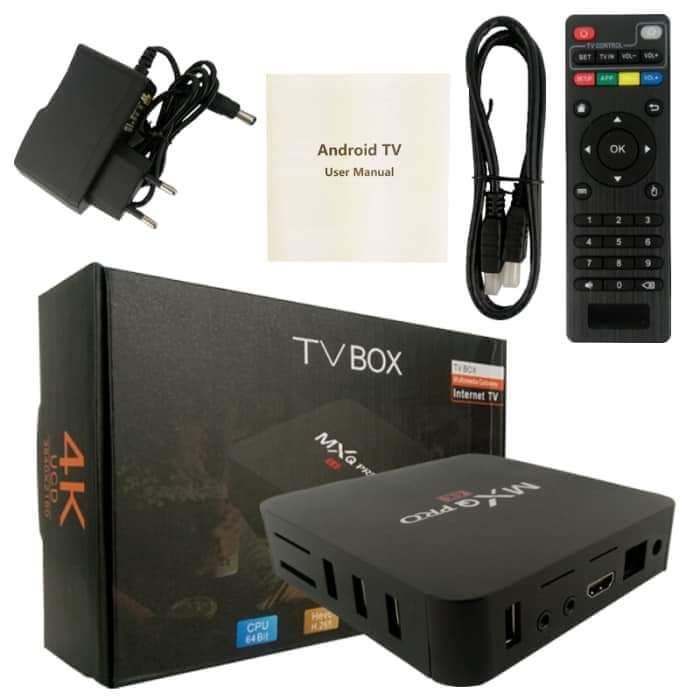 TV Box Android 4K IPTV - MXQ Pro Smart TV Box BD00890 - Sodishop